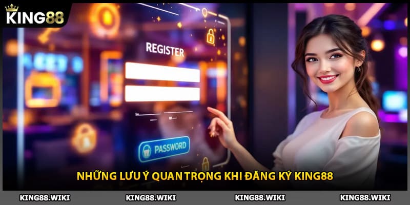 Những lưu ý quan trọng khi đăng ký King88